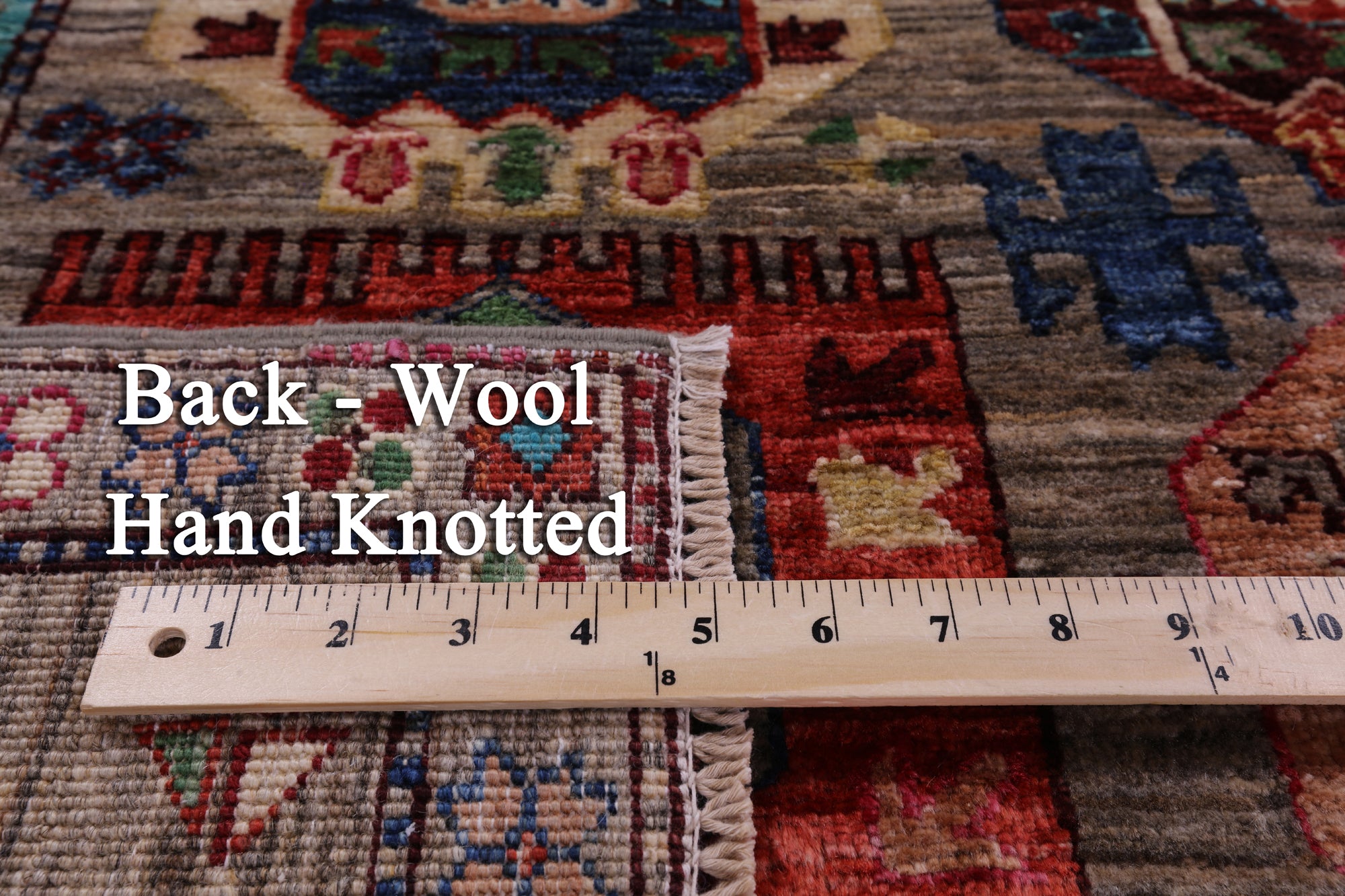 Tribal Persian Hand Knotted Wool Rug - 5' 1" X 7' 1" - Golden Nile