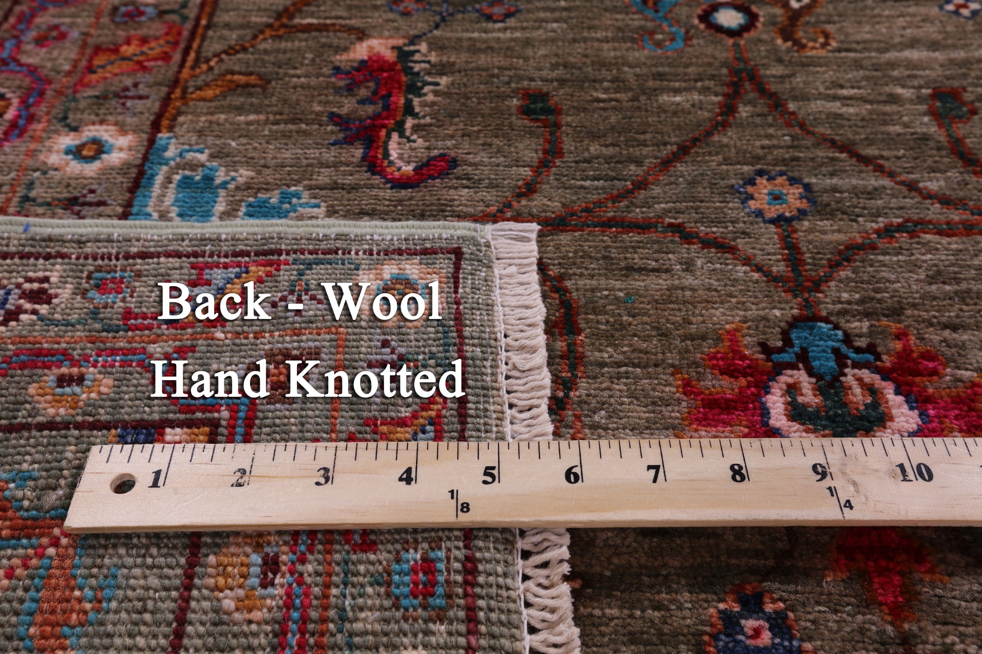 Peshawar Hand Knotted Wool Rug - 5' 10" X 8' 11" - Golden Nile