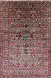 Peshawar Hand Knotted Wool Rug - 5' 10" X 8' 11" - Golden Nile