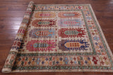 Turkmen Ersari Hand Knotted Wool Rug - 5' 9" X 7' 8" - Golden Nile