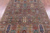 Turkmen Ersari Hand Knotted Wool Rug - 5' 9" X 8' 2" - Golden Nile