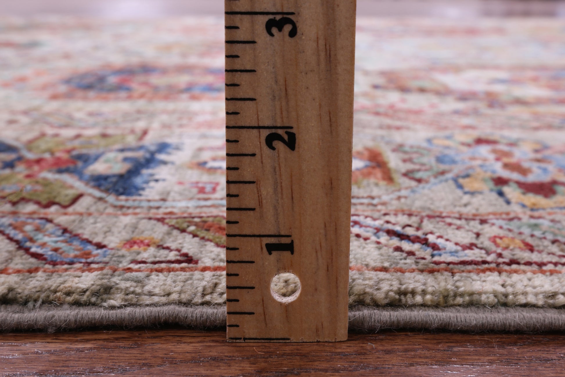Turkmen Ersari Handmade Wool Rug - 5' 0" X 6' 9" - Golden Nile