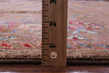Brown Peshawar Handmade Wool Rug - 9' 0" X 12' 6" - Golden Nile