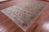 Peshawar Handmade Wool Rug - 8' 0" X 11' 7" - Golden Nile