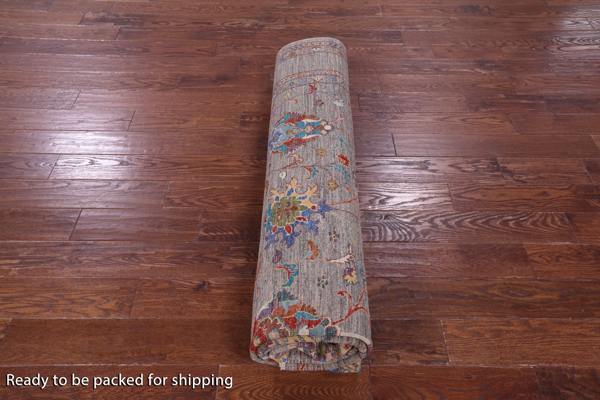 Peshawar Hand Knotted Wool Rug - 8' 1" X 9' 8" - Golden Nile