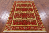 William Morris Handmade Wool Area Rug - 5' 0" X 7' 9" - Golden Nile