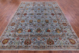 Peshawar Hand Knotted Wool Rug - 8' 2" X 10' 1" - Golden Nile