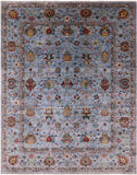 Peshawar Hand Knotted Wool Rug - 8' 2" X 10' 1" - Golden Nile