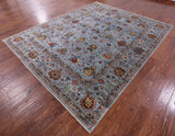 Peshawar Hand Knotted Wool Rug - 8' 2" X 10' 1" - Golden Nile