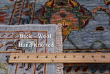 Peshawar Hand Knotted Wool Rug - 8' 2" X 10' 1" - Golden Nile