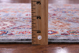 Grey Turkmen Ersari Hand Knotted Wool Runner Rug - 2' 7" X 9' 6" - Golden Nile