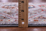 Grey Turkmen Ersari Hand Knotted Wool Runner Rug - 2' 8" X 8' 8" - Golden Nile