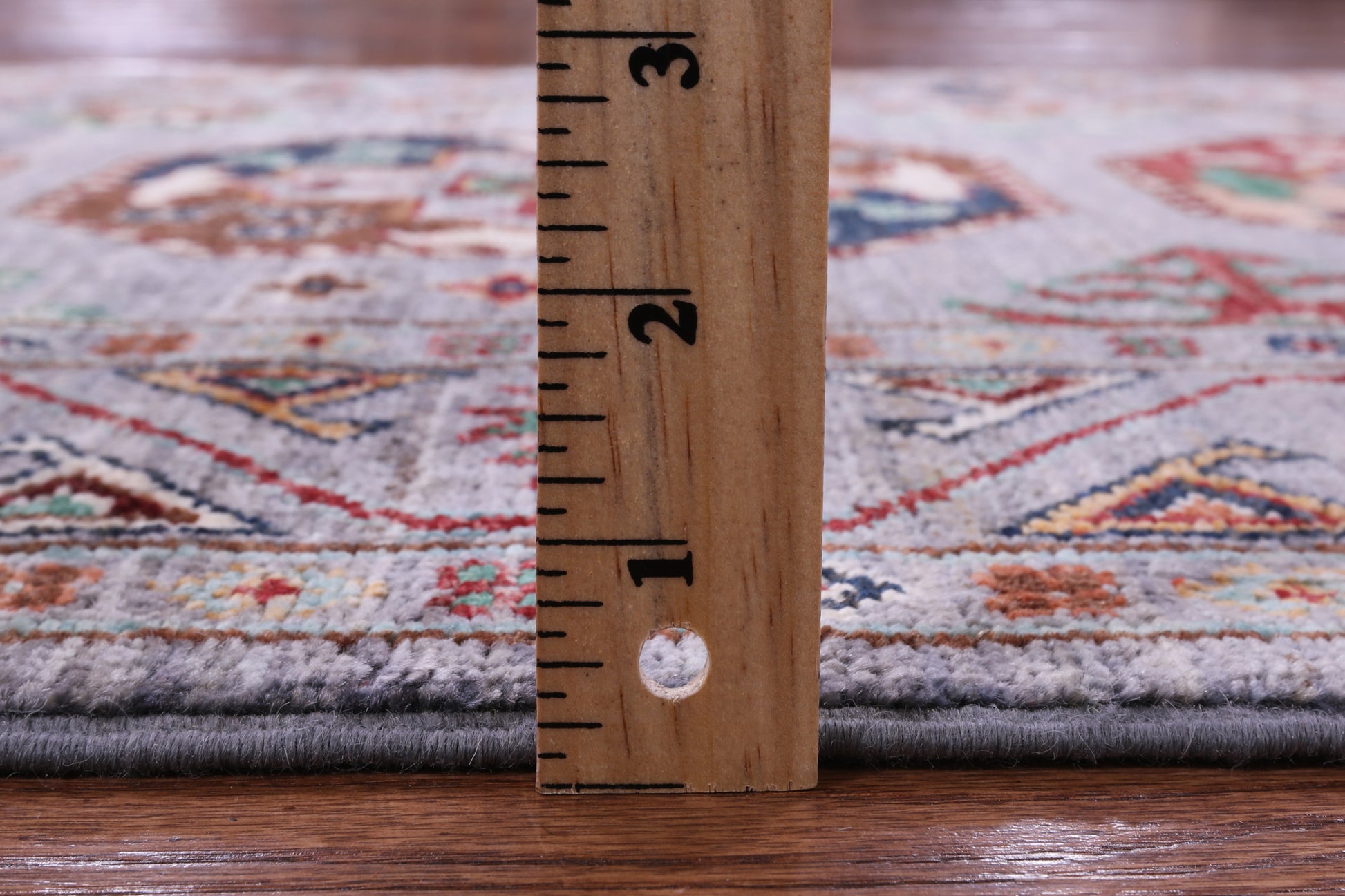 Grey Turkmen Ersari Hand Knotted Wool Runner Rug - 2' 8" X 8' 8" - Golden Nile