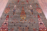 Tribal Persian Gabbeh Hand Knotted Wool Rug - 5' 9" X 8' 4" - Golden Nile