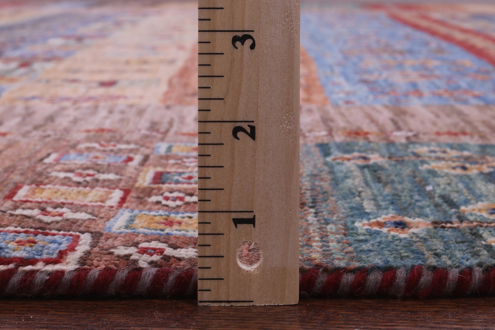 Persian Gabbeh Tribal Hand Knotted Wool Rug - 6' 6" X 9' 9" - Golden Nile