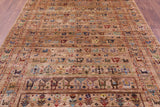 Persian Tribal Gabbeh Hand Knotted Wool Rug - 6' 8" X 10' 4" - Golden Nile