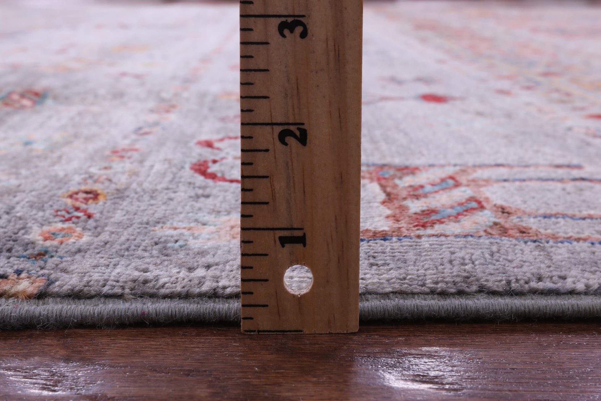 Grey Tribal Persian Gabbeh Hand Knotted Wool Rug - 8' 3" X 10' 5" - Golden Nile