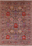 Persian Fine Serapi Hand Knotted Wool Rug - 8' 8" X 11' 11" - Golden Nile