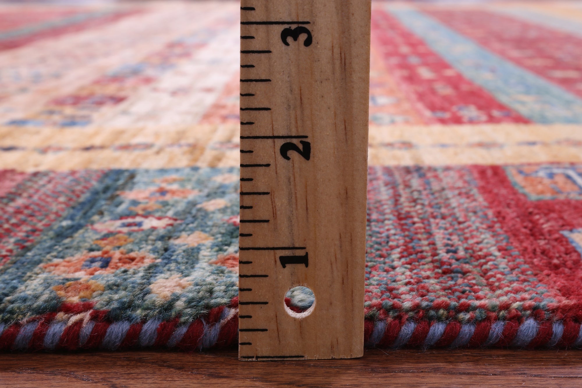 Tribal Persian Gabbeh Hand Knotted Wool Rug - 5' 10" X 7' 10" - Golden Nile