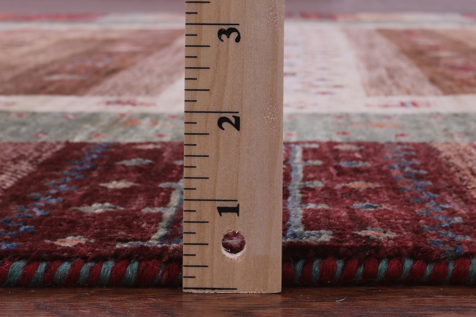 Tribal Persian Gabbeh Hand Knotted Wool Rug - 5' 9" X 8' 5" - Golden Nile