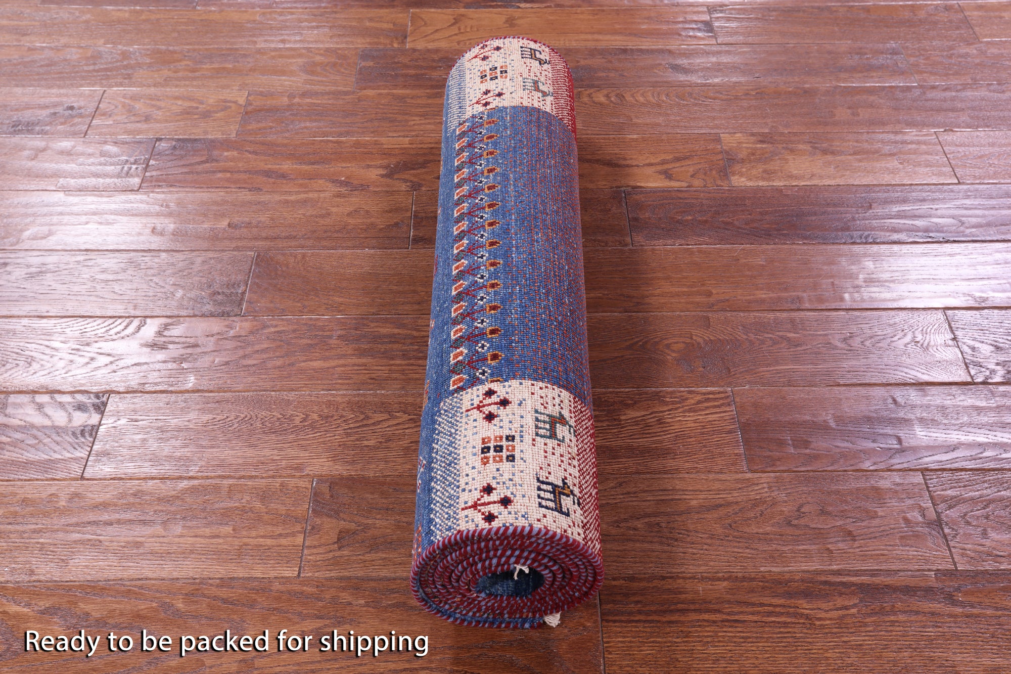 Tribal Persian Gabbeh Handmade Wool Runner Rug - 2' 9" X 9' 11" - Golden Nile