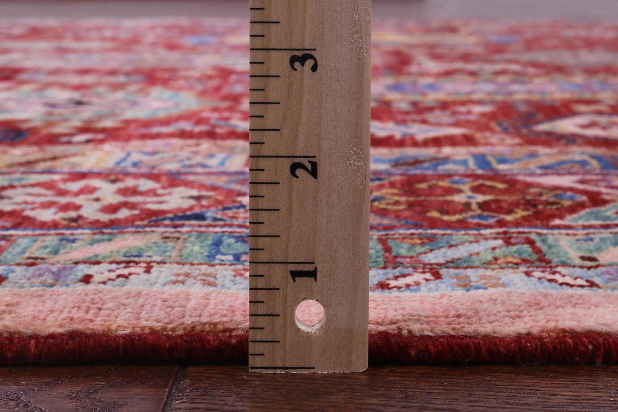 Red Persian Fine Serapi Handmade Wool Rug - 6' 1" X 8' 6" - Golden Nile