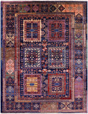 Persian Fine Serapi Hand Knotted Wool Rug - 5' 11" X 7' 9" - Golden Nile
