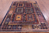 Persian Fine Serapi Hand Knotted Wool Rug - 5' 11" X 7' 9" - Golden Nile