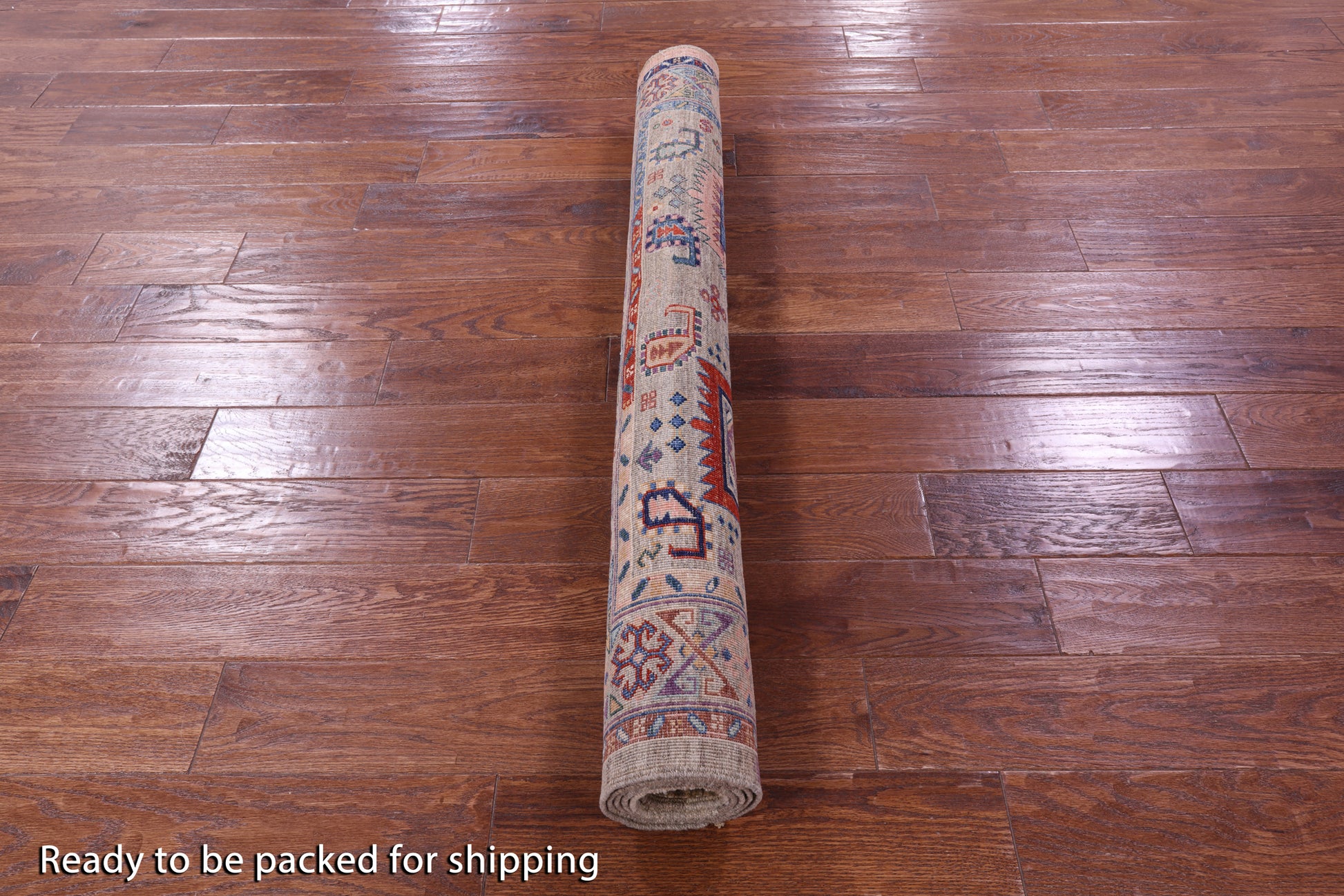 Persian Fine Serapi Hand Knotted Wool Rug - 4' 1" X 6' 1" - Golden Nile