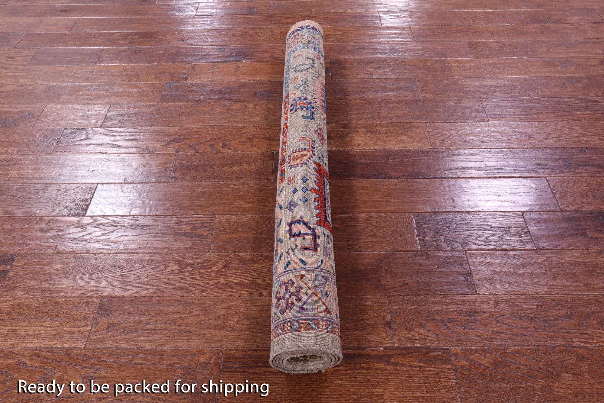 Persian Fine Serapi Hand Knotted Wool Rug - 4' 1" X 6' 1" - Golden Nile