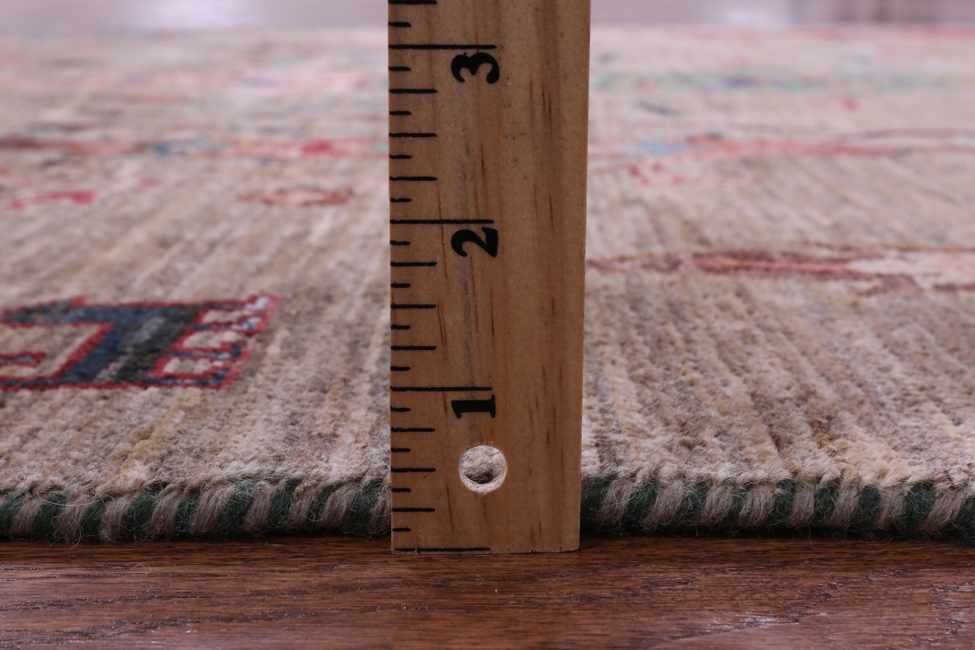Tribal Persian Gabbeh Hand Knotted Wool Rug - 5' 1" X 6' 9" - Golden Nile