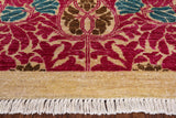 William Morris Hand Knotted Wool Area Rug - 6' 1" X 8' 10" - Golden Nile