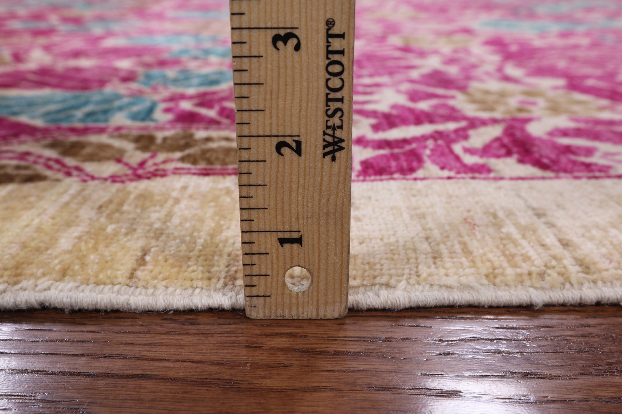 William Morris Hand Knotted Wool Area Rug - 6' 1" X 8' 10" - Golden Nile
