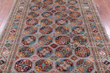 Turkmen Ersari Hand Knotted Wool Rug - 5' 9" X 7' 10" - Golden Nile