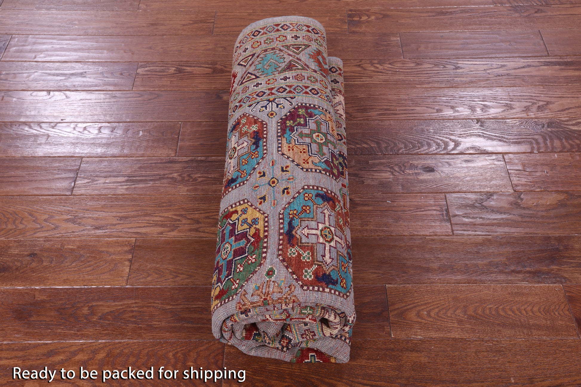 Turkmen Ersari Hand Knotted Wool Rug - 5' 9" X 7' 10" - Golden Nile