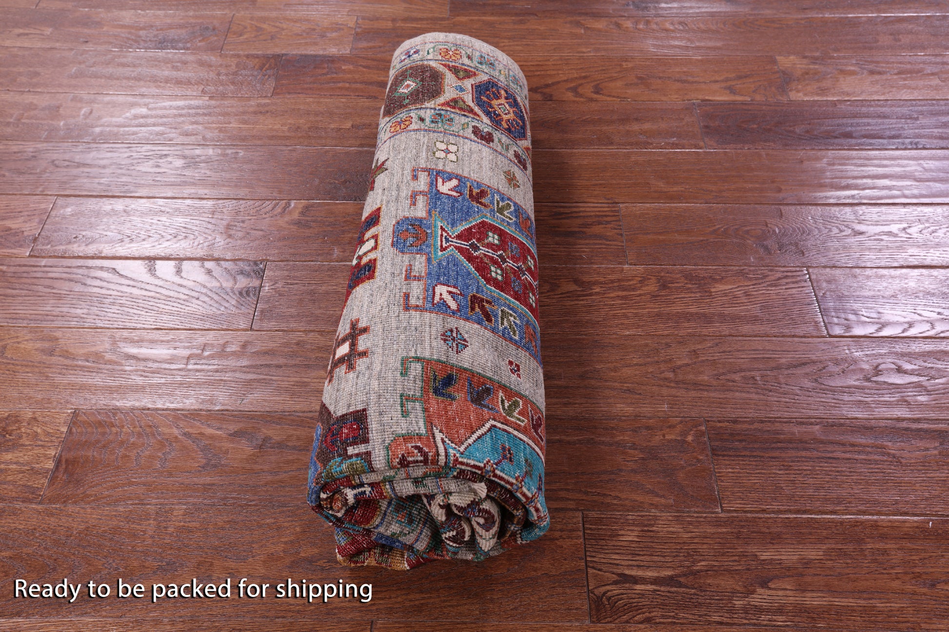 Turkmen Ersari Hand Knotted Wool Rug - 5' 0" X 6' 6" - Golden Nile