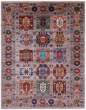 Turkmen Ersari Hand Knotted Wool Rug - 5' 0" X 6' 6" - Golden Nile