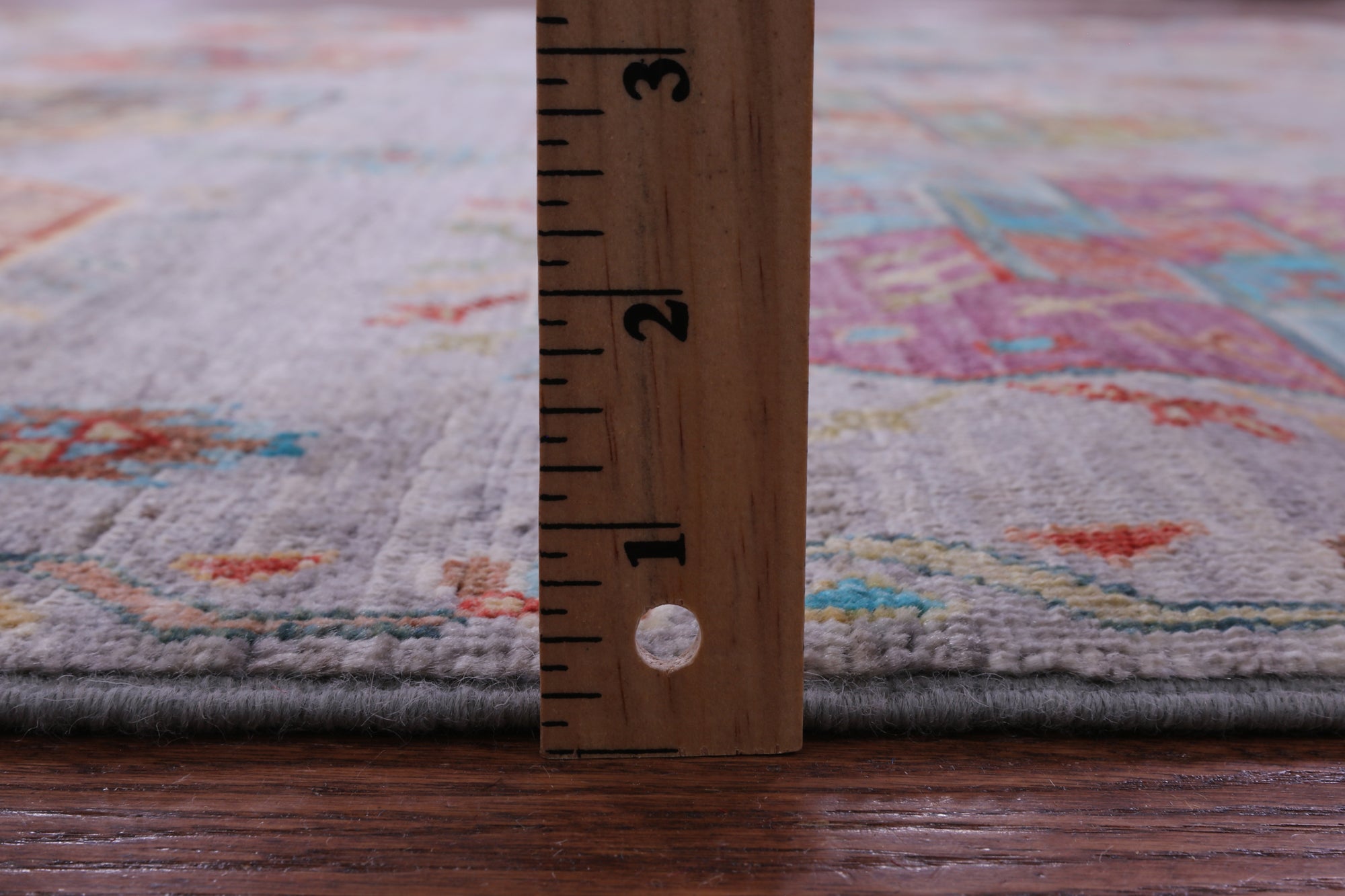 Grey Turkmen Ersari Hand Knotted Wool Rug - 6' 8" X 10' 0" - Golden Nile