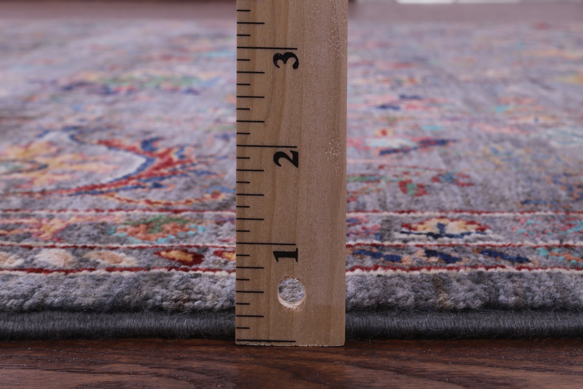 Grey Peshawar Hand Knotted Wool Rug - 6' 8" X 10' 0" - Golden Nile
