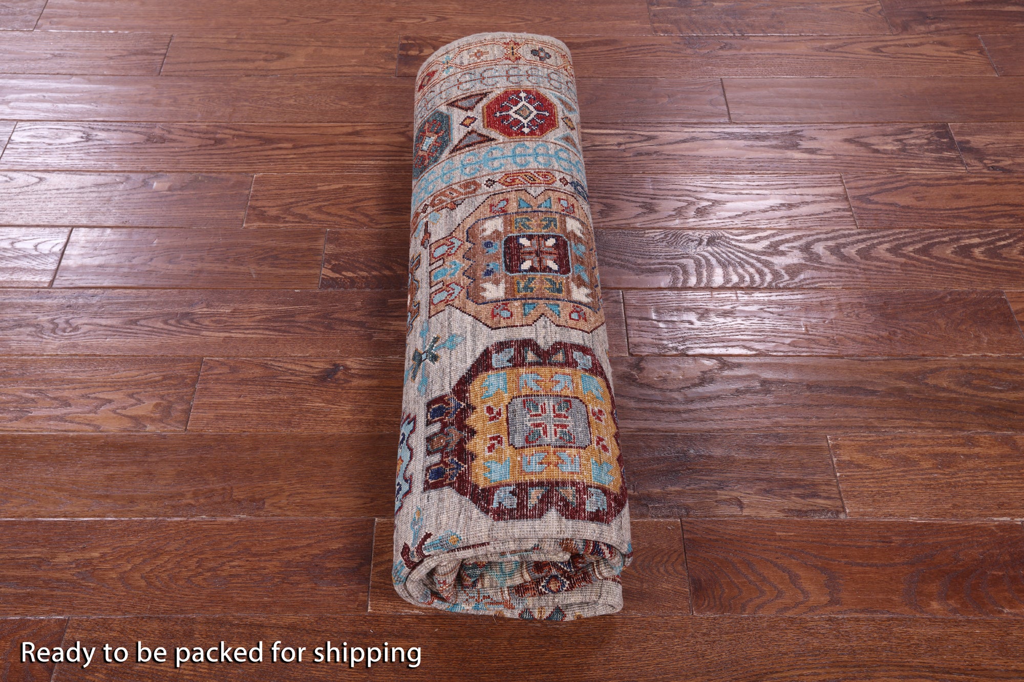 Turkmen Ersari Hand Knotted Wool Rug - 5' 10" X 8' 2" - Golden Nile