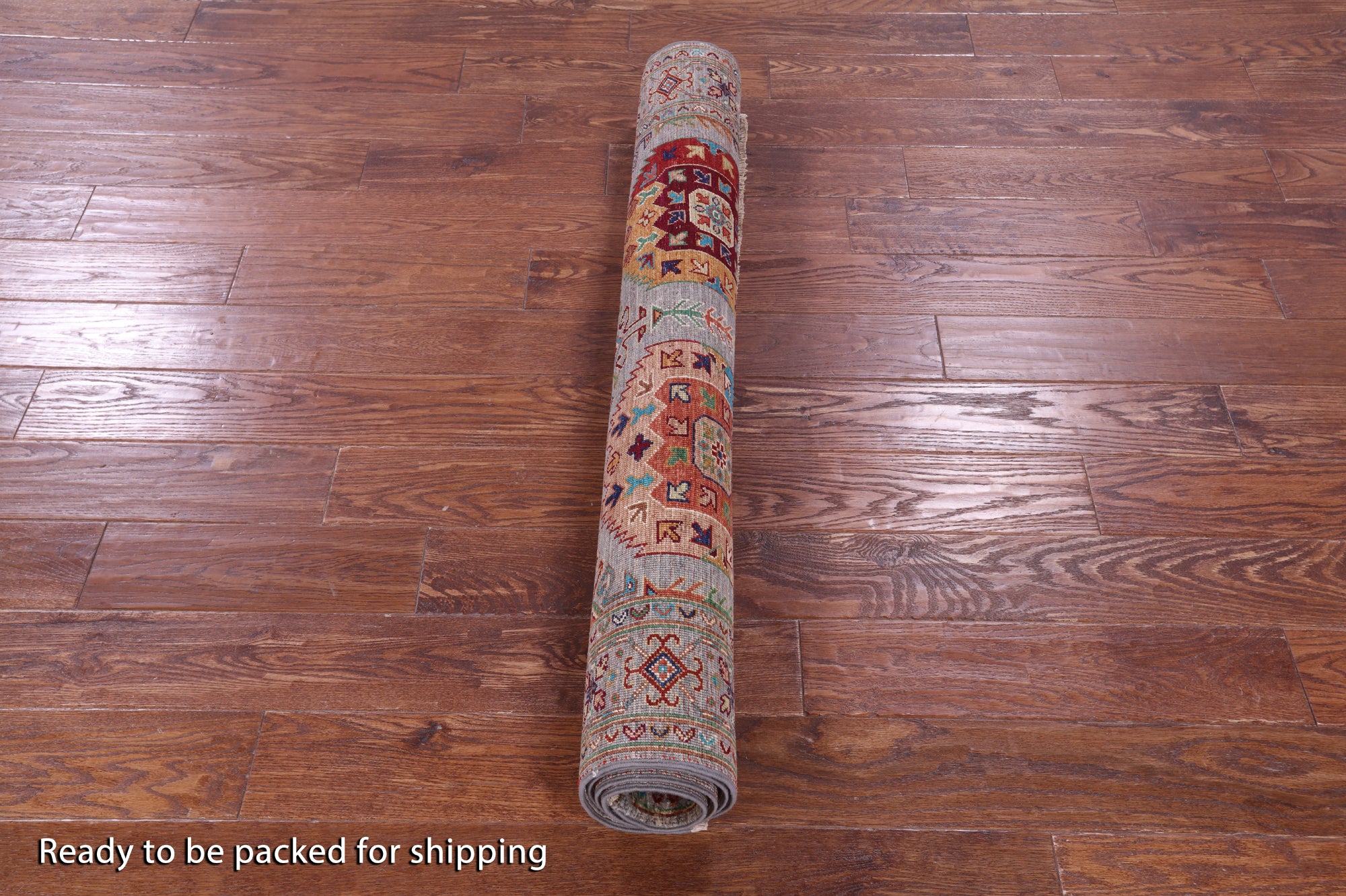 Turkmen Ersari Handmade Wool Rug - 4' 0" X 5' 8" - Golden Nile