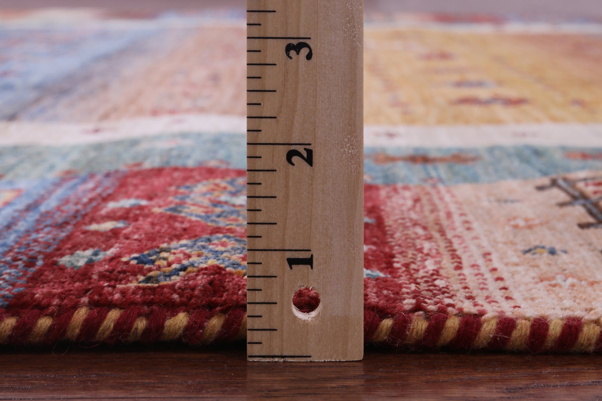 Tribal Persian Gabbeh Hand Knotted Wool Rug - 5' 7" X 8' 1" - Golden Nile