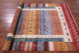 Tribal Persian Gabbeh Hand Knotted Wool Rug - 5' 7" X 8' 1" - Golden Nile