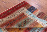 Tribal Persian Gabbeh Hand Knotted Wool Rug - 6' 9" X 10' 1" - Golden Nile