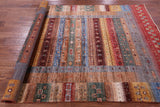 Tribal Persian Gabbeh Handmade Wool Rug - 5' 7" X 7' 10" - Golden Nile