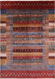 Tribal Persian Gabbeh Handmade Wool Rug - 5' 7" X 7' 10" - Golden Nile