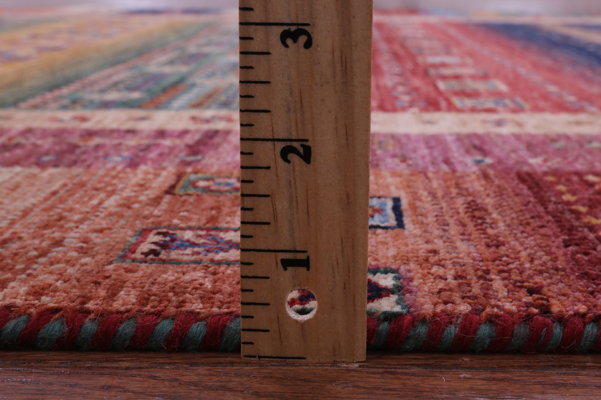 Tribal Persian Gabbeh Hand Knotted Wool Rug - 5' 10" X 8' 0" - Golden Nile