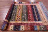 Tribal Persian Gabbeh Hand Knotted Wool Rug - 5' 10" X 8' 0" - Golden Nile