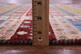 Persian Tribal Gabbeh Handmade Wool Rug - 4' 1" X 6' 1" - Golden Nile