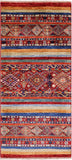 Khorjin Persian Gabbeh Hand Knotted Wool Rug - 2' 2" X 4' 10" - Golden Nile